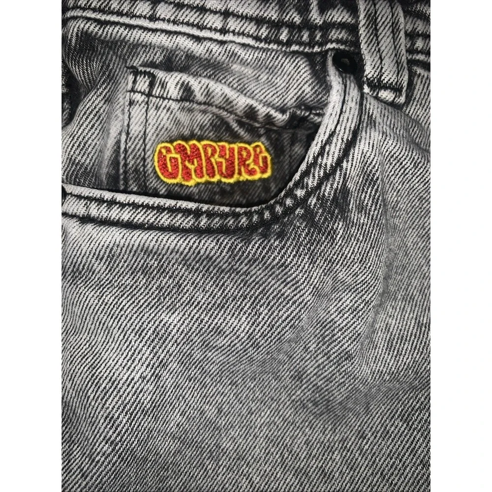 Empyre Jeans Loose Fit Grey Scramble Skate Kids 24 Baggy Skater Streetwear Punk
